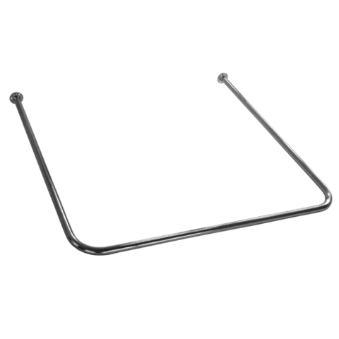 RU-08 Примерочная П-образная 980х980х980 мм , хром