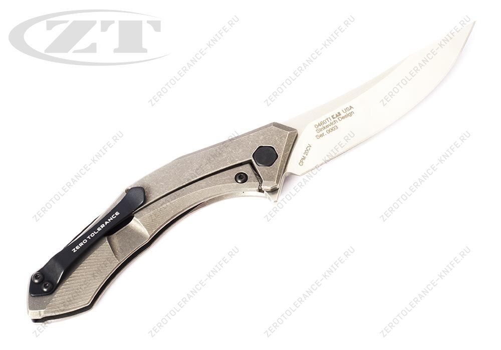 Нож Zero Tolerance 0460Ti First 3 Sinkevich - фотография 