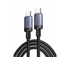 Кабель зарядный  UGREEN L528 (65831) USB-C to USB-C PD Fast Charging Cable 100W Max. Длина: 0,5м. Цвет: серый космос