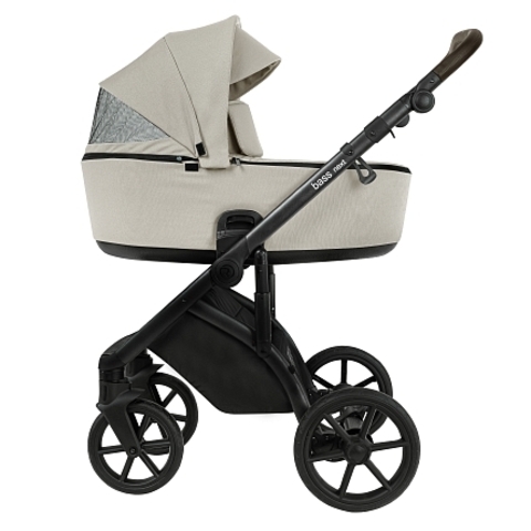 ROAN Коляска 2 в 1 Bass Next короб + прогулка Marzipan/Black