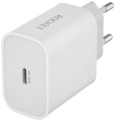 Зарядное устройство Rocket RWCC504WH20CL-C USB Type-C белый