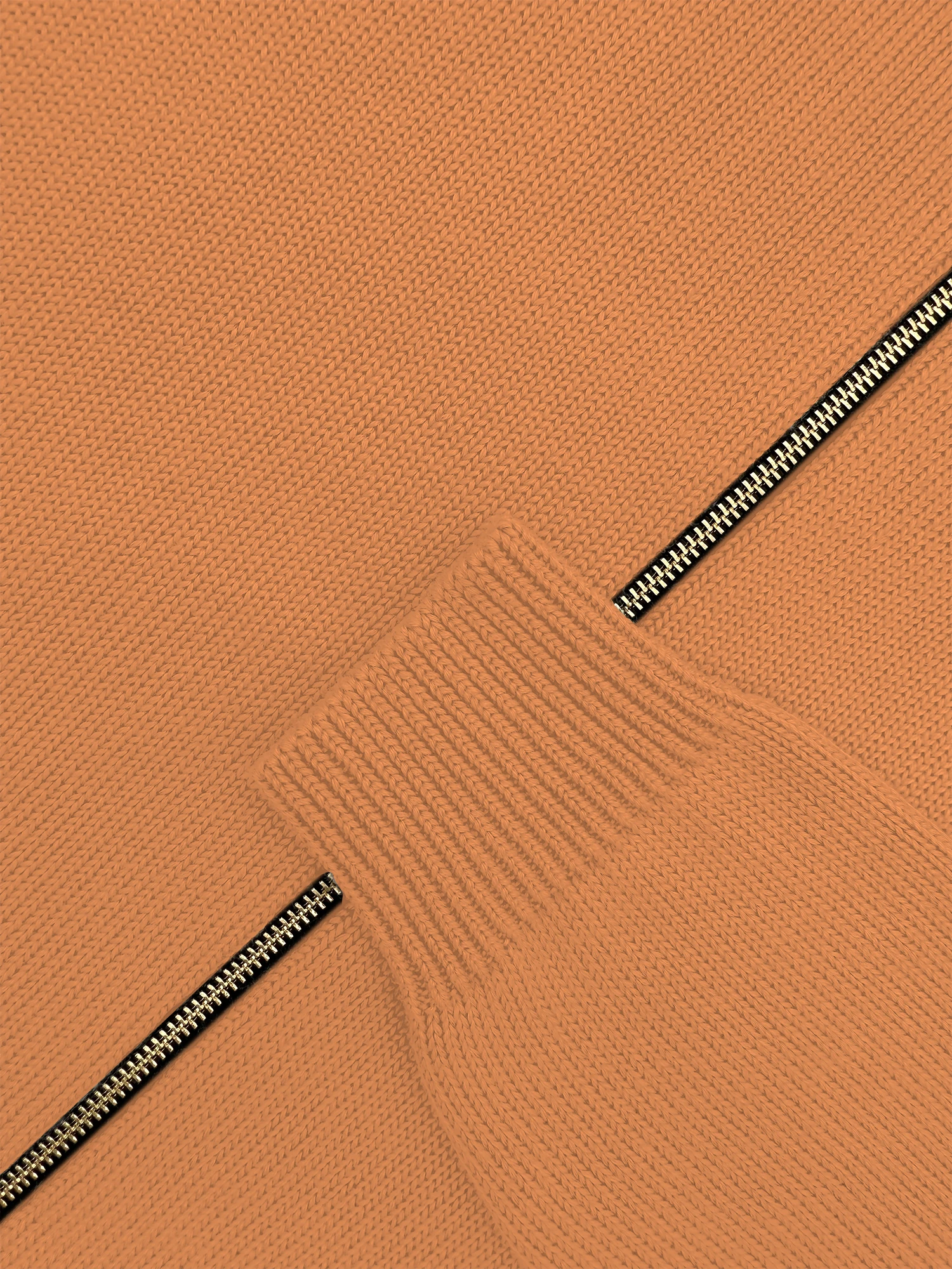 Толстовка на замке из мягкой шерсти