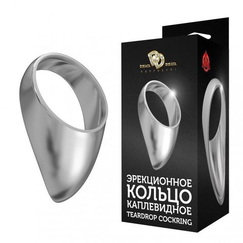 Большое каплевидное эрекционное кольцо TEARDROP COCKRING