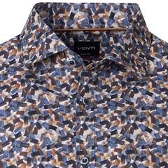 Сорочка мужская Venti Body Fit 154492900-200 с брутальным принтом