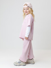 фуфайка  для девочки  КР 302877/сиреневый 3206 к645