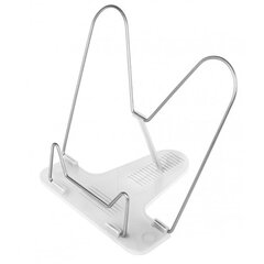 
          Подставка для книг СТАММ, 203х193 мм, "Crystal", пластик, металл, пластиковый регулятор высоты, цвет ассорти