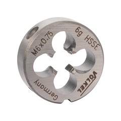 Плашка М 6,0х0,75 DINEN22568 HSSE 6g 20х7мм Volkel 56418