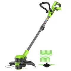 Триммер Greenworks G40LT331K2 40V (33 см) аккумуляторный, с АКБ 2 А/ч и ЗУ