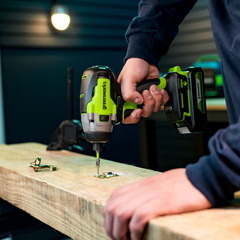 Винтоверт ударный Greenworks GD24ID3 24V (300Нм) аккумуляторный, без АКБ и ЗУ