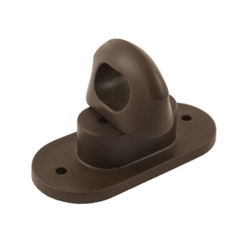 Скоба поворотная полимерная коричневый 400 шт*уп