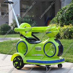 Детский толокар/каталка"SMT-968" зеленый