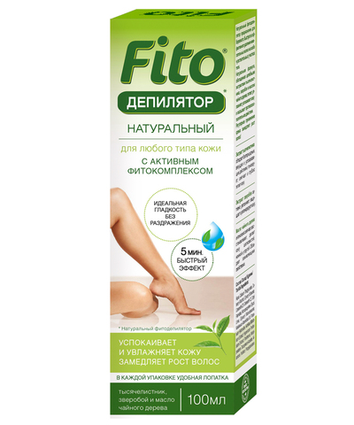 ФИТО Натуральный Фитодепилятор д/любого типа кожи с тысячелистником 100мл