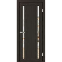 Купить Межкомнатная дверь экошпон Турин 522.212 венге остеклённая