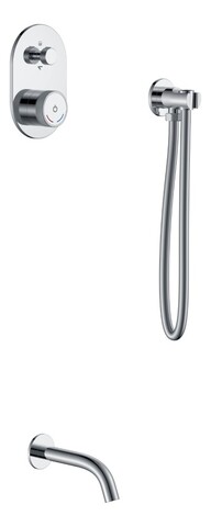 Boheme Tech 154-CR Душевая система встраиваемая, цвет: хром