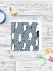 Двусторонний плед Mjölk Чайки