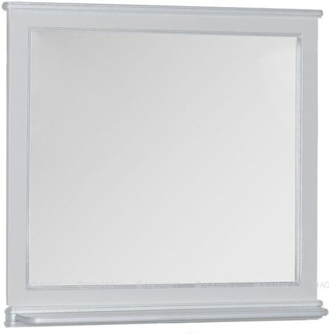 Aquanet 180149 Компл.2 - Зеркало Валенса 110 цв.белый краколет/серебро (180149)