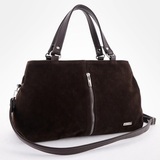 Сумка Саломея 198 эко-замша кофе