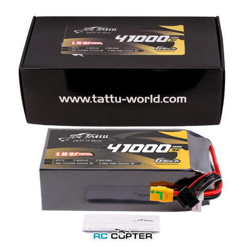 АКБ Gens Ace Tattu 41000mAh 23.7V UHV 5C 6S1P G-Tech Lipo Battery