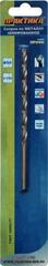 Сверло по металлу удлиненное ПРАКТИКА Р6М5  5.0 х 132 мм (1шт.) блистер (774-764)