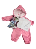 Комплект лыжный - Розовый. Одежда для кукол, пупсов и мягких игрушек.