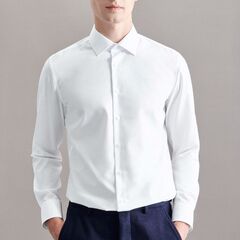Сорочка мужская Seidensticker Slim Fit 01.675198-01 из поплина белая