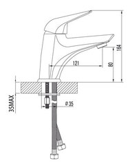 Смеситель для умывальника LEMARK POSEIDON – LM4206C