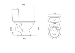Унитаз-компакт Паллада 1WH302371 с горизонтальным выпуском