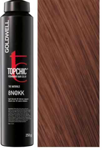 Topchic 8N@KK - светлый блонд с интенсивно-медным сиянием (теплая медь) TC 250ml