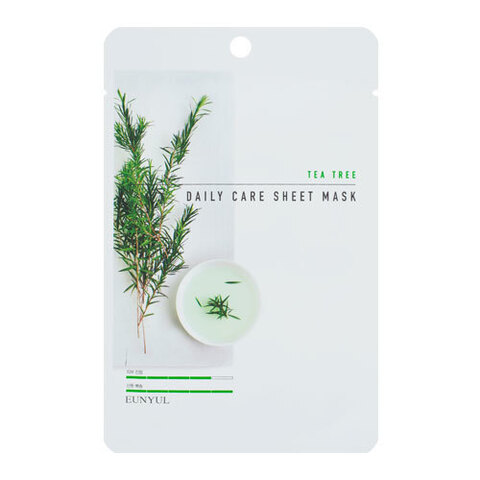 Eunyul Tea Tree Daily Care Sheet Mask - Тканевая маска для лица с экстрактом чайного дерева