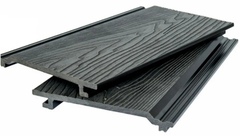 Фасадная панель ДПК 3D Графит Текстурированная 157*20*3000мм 0,471м2