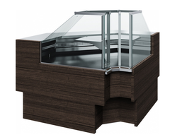 Холодильная витрина CARBOMA ВХСу-2 BAVARIA 2 GC110 VM-4 динамика без боковин (внутренний угол 45)