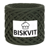 Пряжа трикотажная Biskvit темно-зеленый