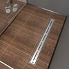 Timo К-т водоотводящий желоб SP10-900 из пластика, с порогами из нерж. стали + Декор. вставка SG10-900 Комплект: желоб SP10-900, с порогами + вставка SG10-900