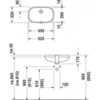 Duravit 0338490000 Раковина, Duravit, D-Code, шгв 495*290*175, цвет-белый