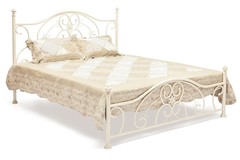 Кровать металлическая Элизабет (ELIZABETH) 180*200 см (King bed), Античный белый (Antique White)