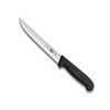 Нож Victorinox разделочный, лезвие 18 см узкое, черный