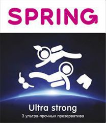 Ультрапрочные презервативы SPRING ULTRA STRONG - 3 шт. - 