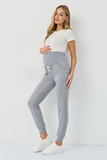 Спортивные брюки для беременных 16173 серый меланж