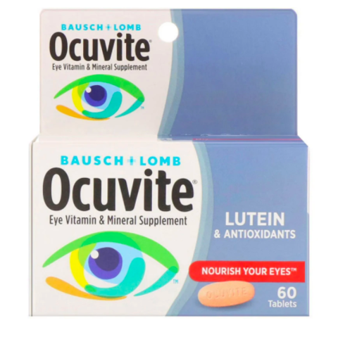 Bausch & Lomb, витаминная и минеральная добавка для глаз, лютеин и антиоксиданты, 60 таблеток