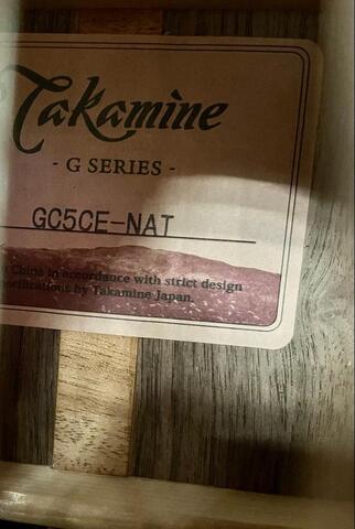 Takamine gc5ce nat