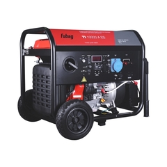 Инверторный цифровой генератор с электростартером и коннектором автоматики Fubag TI 10000 A ES