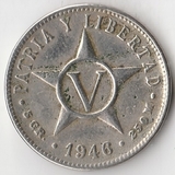 K8414, 1946, Куба, 5 сентаво
