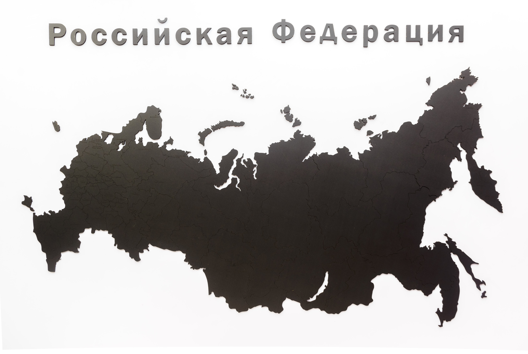 Карта России стилизованная