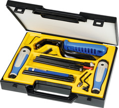 Набор универсальных инструментов для удаления заусенцев / шаберов в пластмассовом футляре 22 предмета