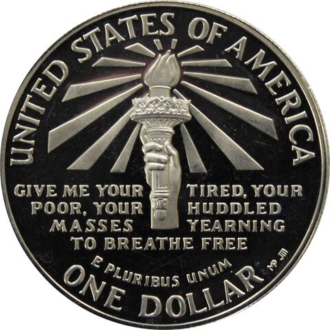 1 доллар США 1986 год S "100 лет Статуе Свободы"