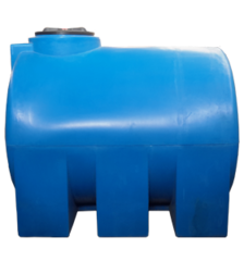 Ёмкость пластиковая пищевая STERH GOR Y 3000 л. горизонтальная усиленная (2-x слойная) (195x136x155см;синий) - арт.555068.2