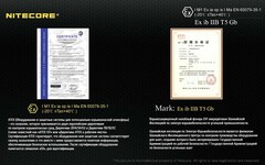 Фонарь взрывозащищенный налобный NITECORE EH1 260 lm аккумуляторный