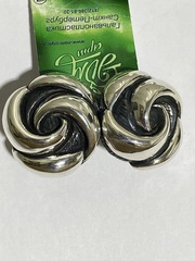 Розы (серьги из серебра)