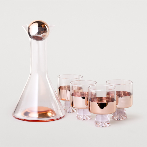 НАБОР ГРАФИН И 4 БОКАЛА quot DON JUAN ORO quot