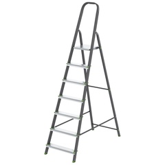 97957 Стремянка, 7 ступеней, стальной профиль